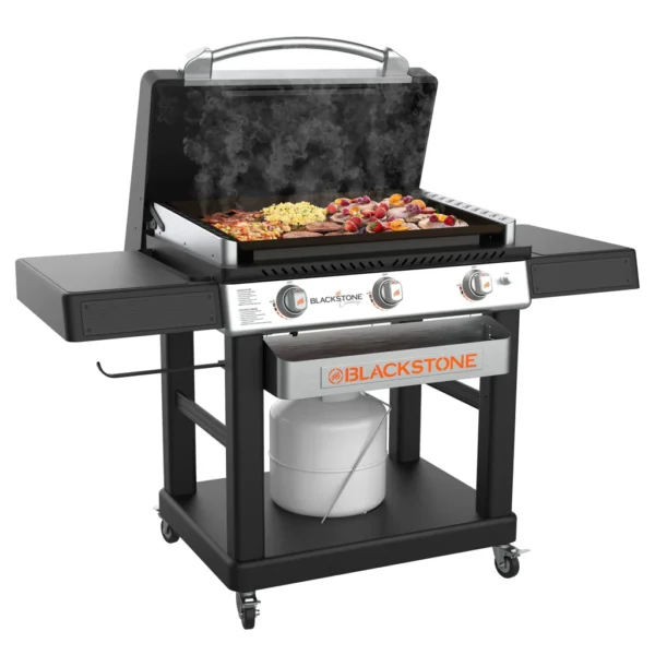 BLACKSTONE 28 XL GRIDDLE WITH HOOD AND FRONT SHELF