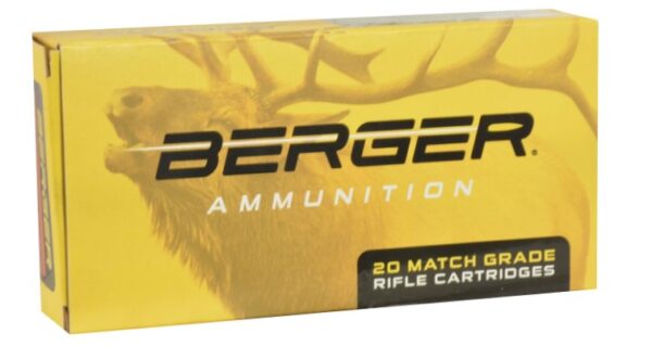 Berger Match Grade Ammunition 300 Winchester Magnum 185 Grain Classic Hunter 220 Rounds