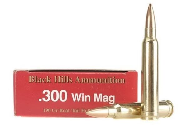 Black Hills Ammunition 300 Winchester Magnum 190 Grain Match Hollow Point Boat Tail 220 Rounds