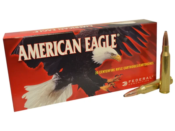 Federal American Eagle Ammunition 338 Lapua Magnum 250 Grain Pointed Soft Point 120 Rounds