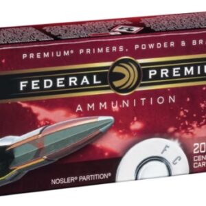 Federal Premium Ammunition 300 Winchester Magnum 180 Grain Nosler Partition 220 Rounds