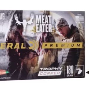Federal Premium Meat Eater Ammunition 300 Winchester Magnum 180 Grain Trophy Copper Tipped Boat Tail Lead-Free 220 Rounds