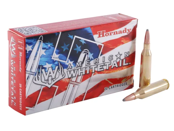 Hornady American Whitetail Ammunition 243 Winchester 100 Grain Interlock Spire Point Boat Tail 520 Rounds