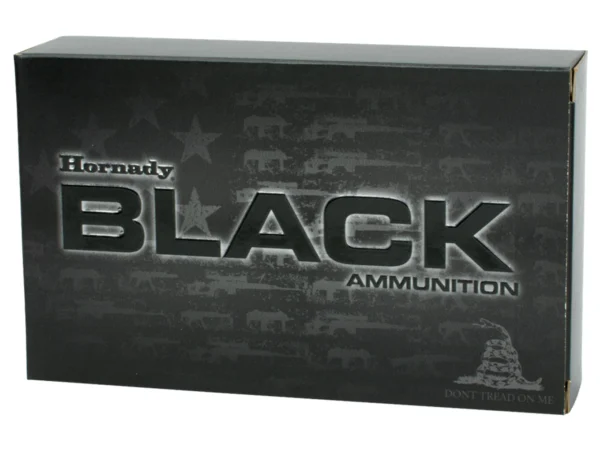 Hornady BLACK Ammunition 300 AAC Blackout Subsonic 208 Grain A-MAX 520 Rounds