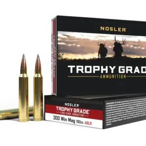 Nosler Trophy Grade Ammunition 300 Winchester Magnum 190 Grain AccuBond Long Range 220 Rounds