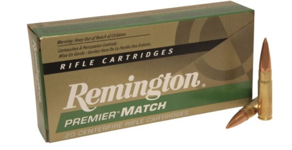 Remington Premier Match Ammunition 300 AAC Blackout 125 Grain Open Tip Match 320 Rounds