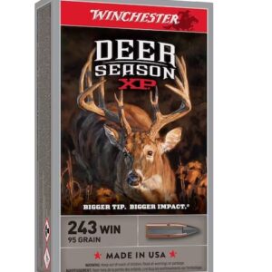 Winchester Deer Season XP Ammunition 243 Winchester 95 Grain Extreme Point Polymer Tip 320 Rounds