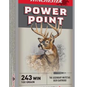 Winchester Power Point Ammunition 243 Winchester 100 Grain Power-Point 320 Rounds