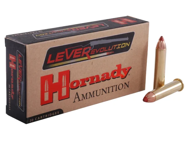 Hornady LEVERevolution Ammunition 45-70 Government 250 Grain MonoFlex Polymer Tip Lead-Free