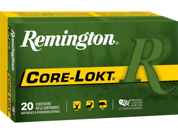 Remington Core-Lokt Ammunition 30-06 Springfield 220 Grain Core-Lokt Soft Point