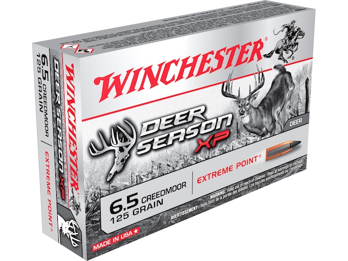 Winchester Deer Season XP 6.5 Creedmoor Ammo 125 Grain Winchester Extreme Point Polymer Tip Box of 20