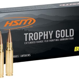HSM Trophy Gold 300 Winchester Magnum Ammo 185 Grain Berger Hunting VLD (Very Low Drag) Jacketed Hollow Point 220 ROUNDS