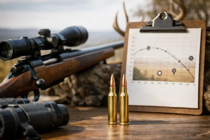 7mm 08 Ballistics Chart for Hunters